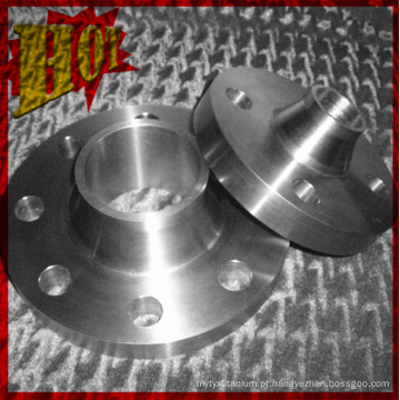 Gr 2 Flange de pescoço de soldagem de titânio para Dn 10-600